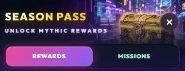 Season Pass — recompensas míticas